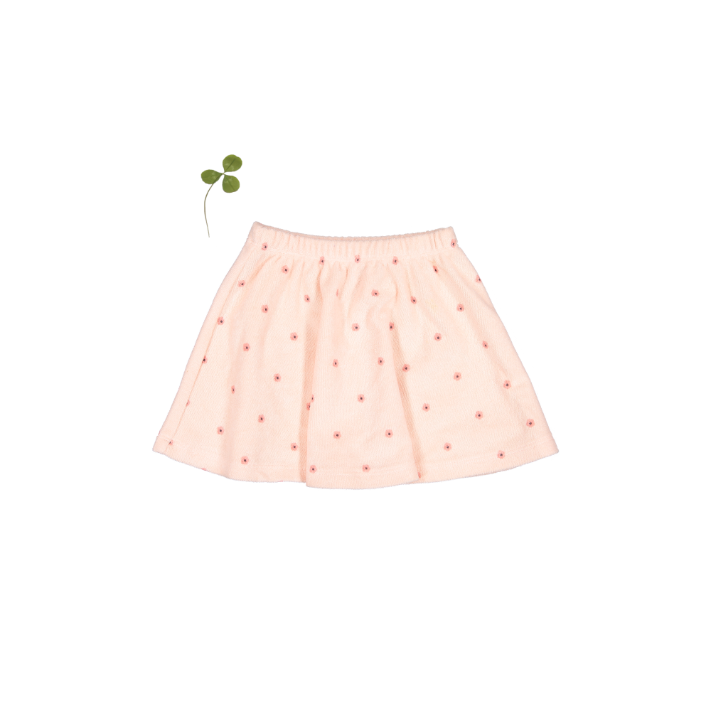 The Terry Skirt - Rose Flower