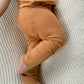 Fold-Over Footie Bamboo Leggings | Clay