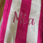 Custom Embroidered Cabana Stripe Beach Towel