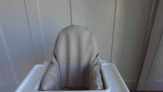 Beige Vegan Leather IKEA Antilop Cushion Cover