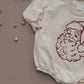 Santa Graphic Oversized Sweatshirt Romper - Baby Bubble Romper - Christmas Bubble Romper - Baby Boy Outfit - Baby Girl