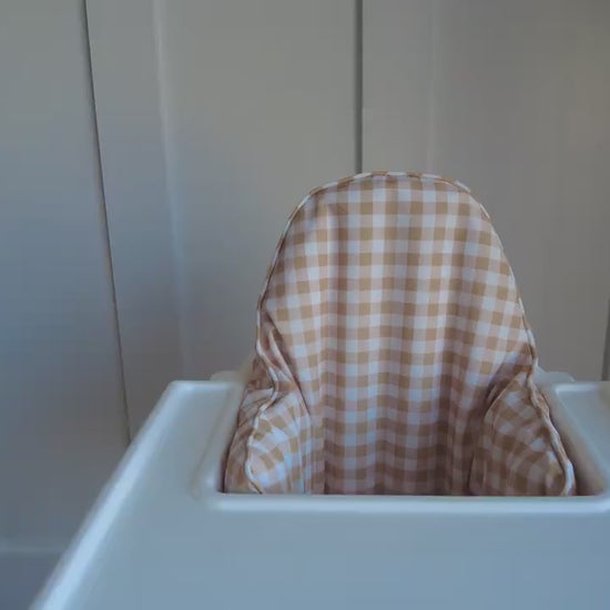 Yellow Gingham IKEA Antilop Cushion Cover