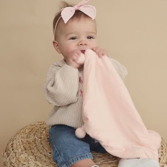 Custom Embroidered Infant & Toddler Easter Knit Sweater - Bunnies