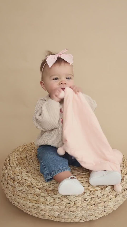 Custom Embroidered Infant & Toddler Easter Knit Sweater - Bunnies