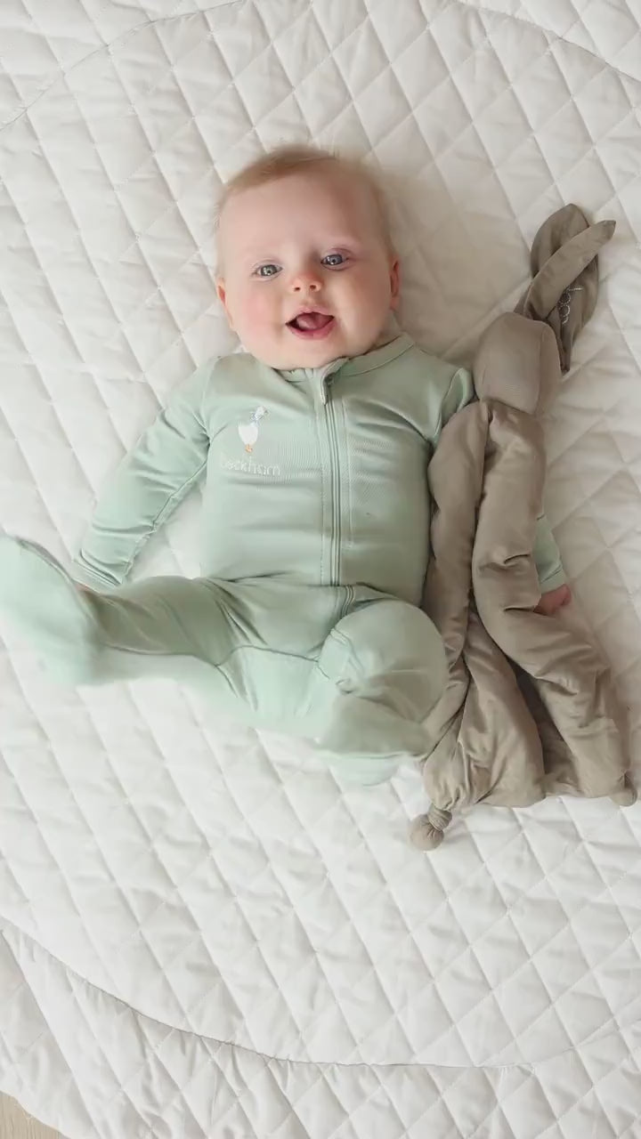 Custom Embroidered Snuggle Bunny Bamboo Lovey