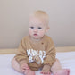 Mama's Boy Bamboo Sweatshirt Romper - Bubble Romper - Sweater Romper - Baby Boy Clothes - Bamboo Daywear - Mother's Day Baby Boy Outfit Top