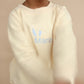 Custom Embroidered Organic Cotton Easter Crewneck Sweatshirt - many design options!