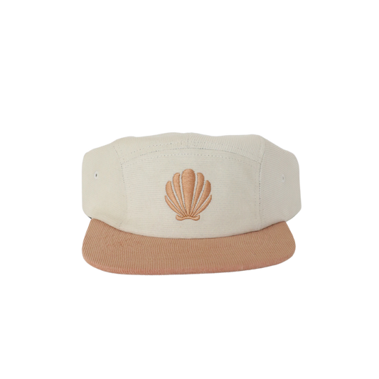 Seashell Corduroy Five-Panel Hat