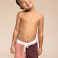 Boy's Boardshort | Warm Brown/Tan Color Block