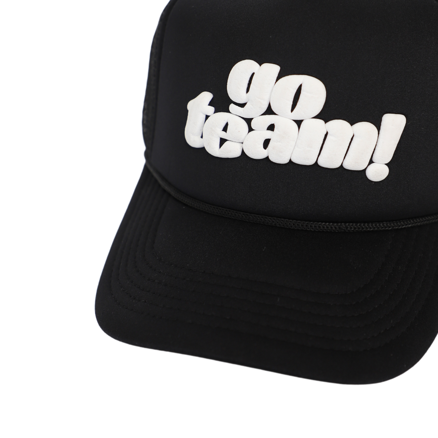 Go Team! Trucker Hat - Black