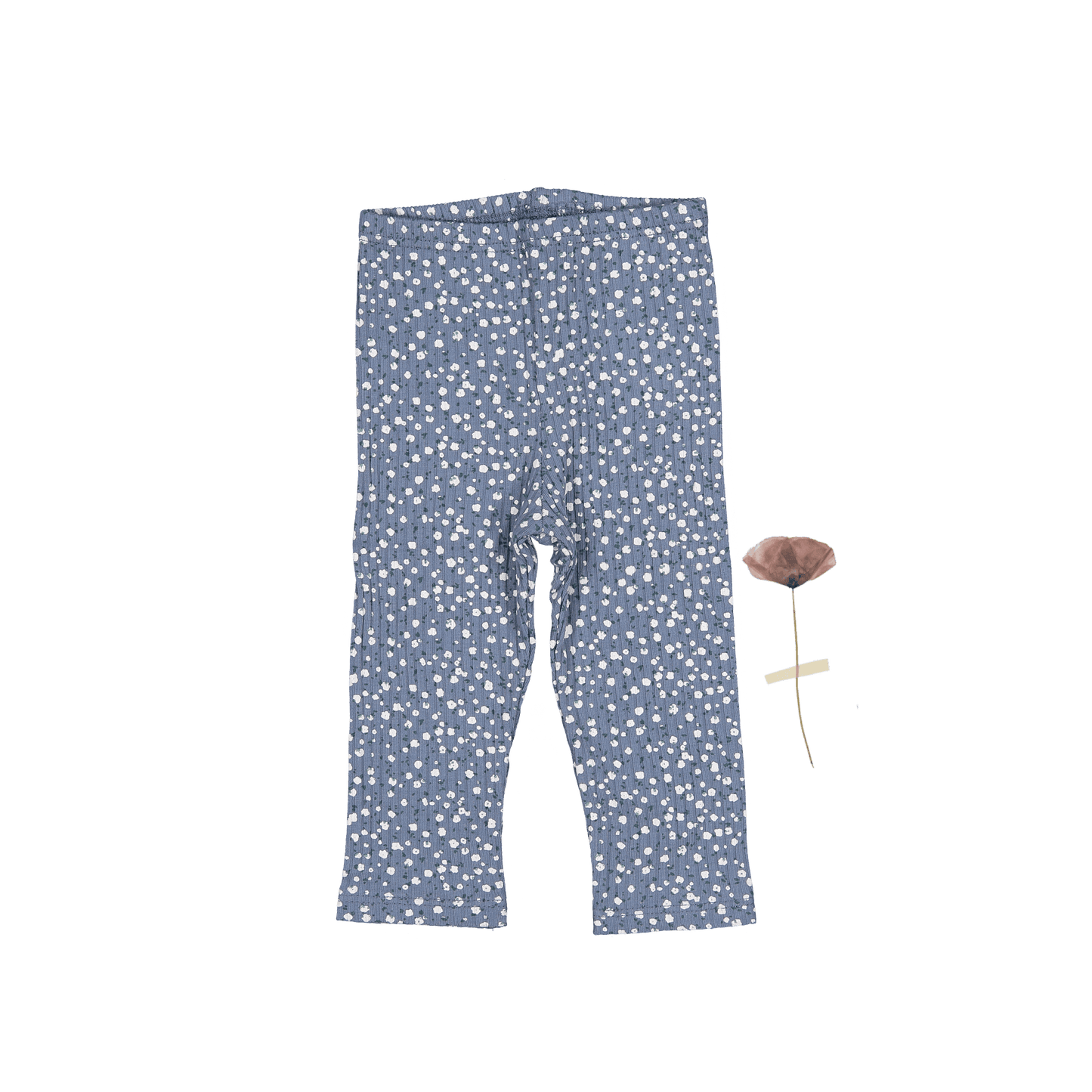 The Printed Legging - Midnight Bud