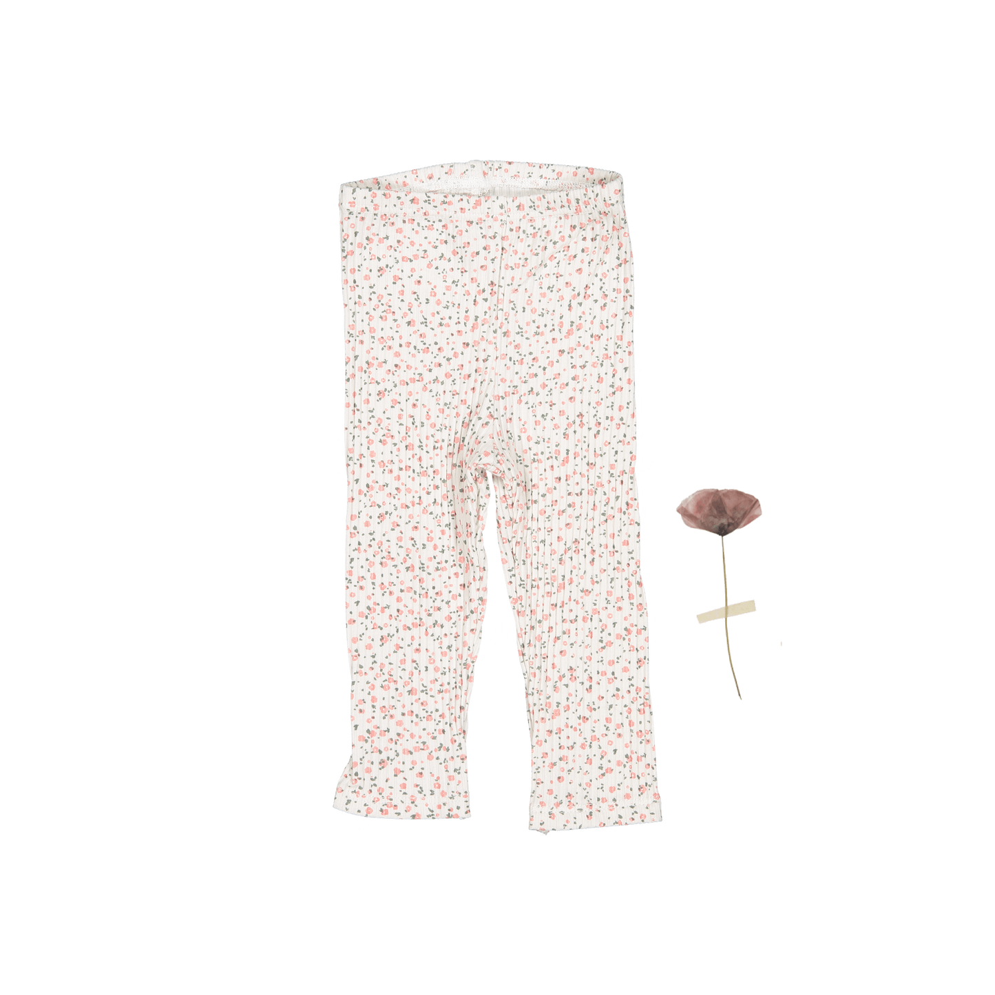 The Printed Legging - Pearl Bud