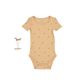 The Printed Short Sleeve Onesie - Birdsong