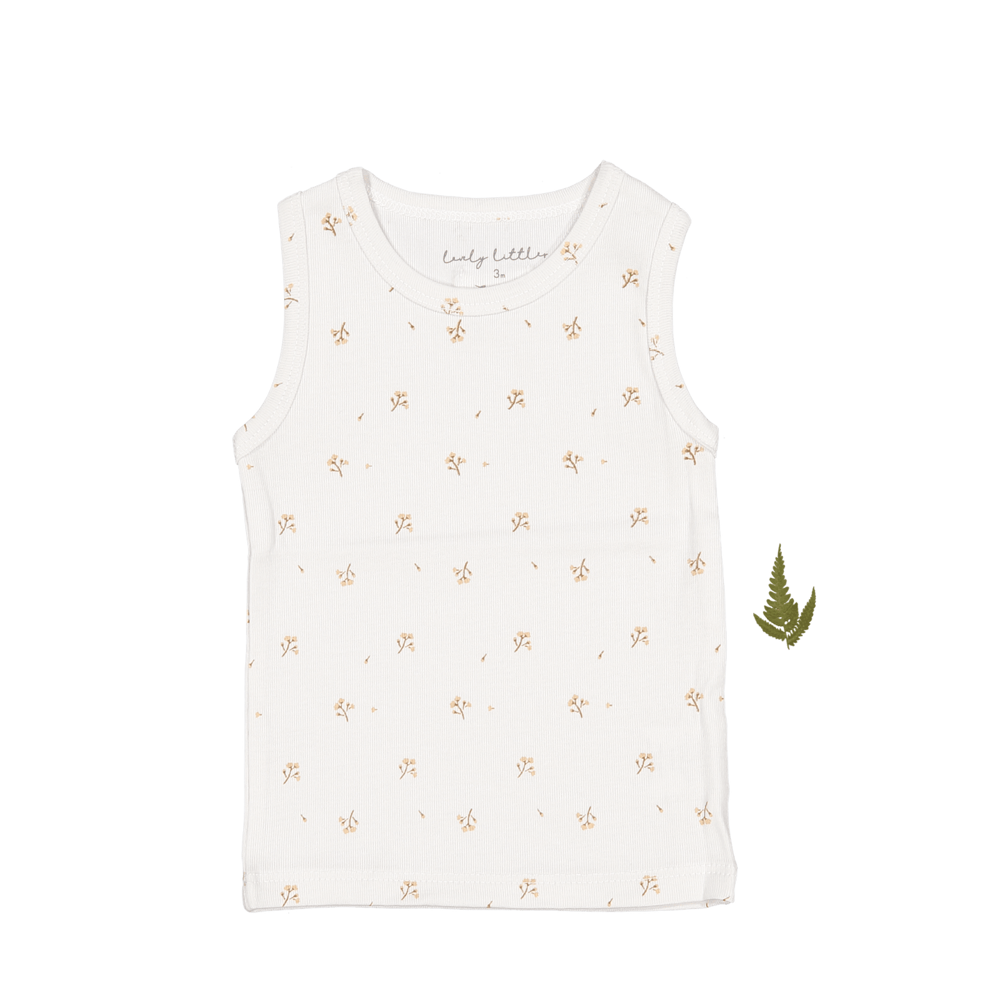 The Printed Tank - Tan Blossom