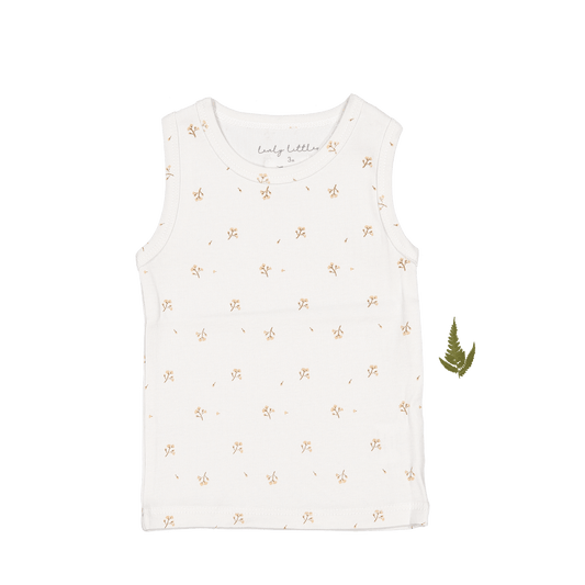 The Printed Tank - Tan Blossom