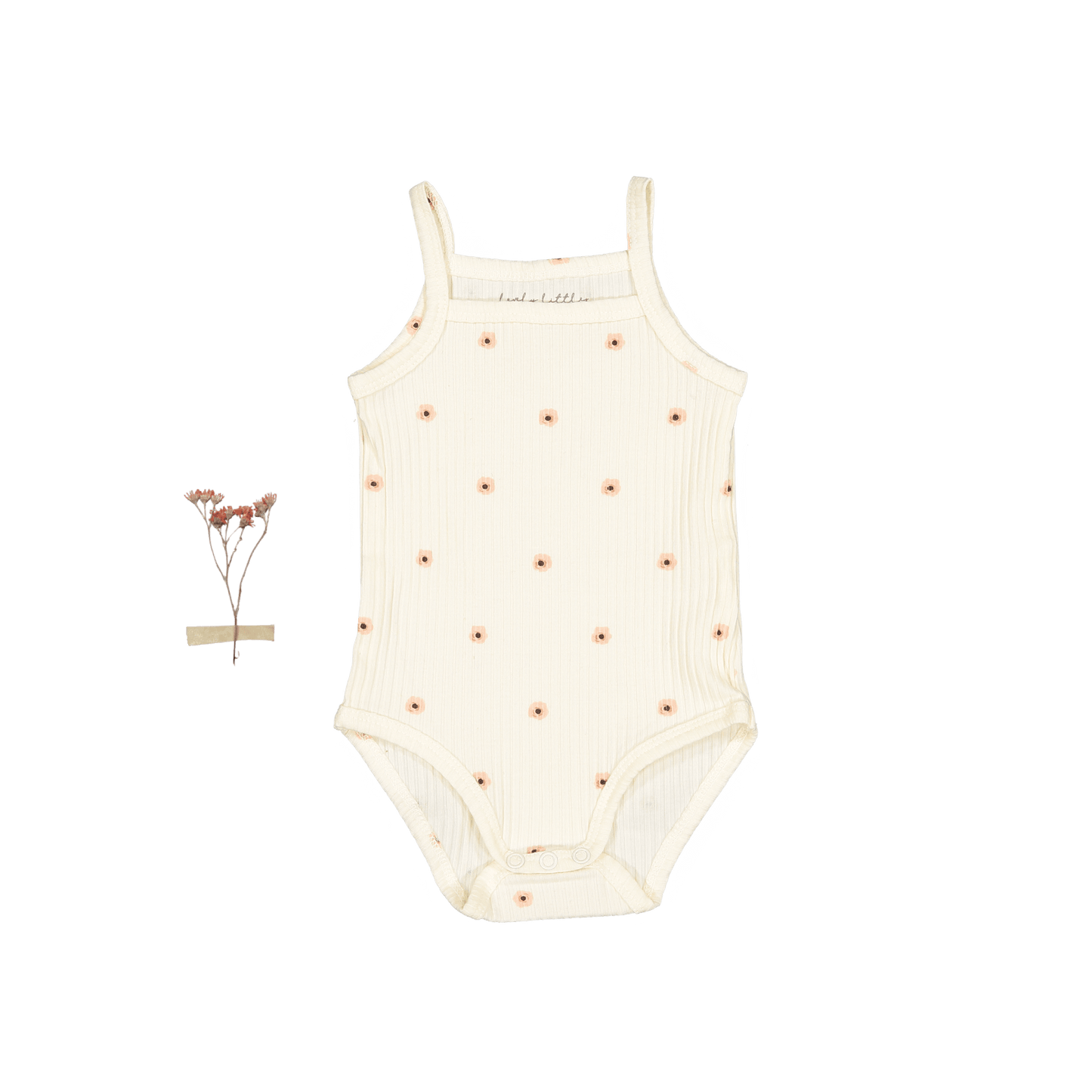 The Printed Tank Onesie - Butter Flower