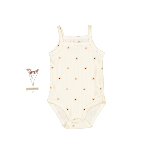 The Printed Tank Onesie - Butter Flower