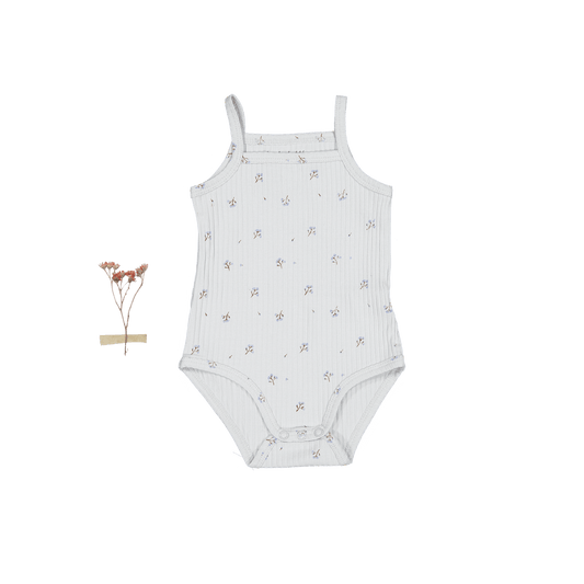 The Printed Tank Onesie - Sky Blossom