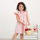 Baby Girls Strawberry Embroidered Plaid Smocked Dress