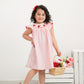 Baby Girls Strawberry Embroidered Plaid Smocked Dress