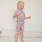 Retro Daisy 4th of July 2pc Bamboo Pajamas - Little Joy Co.