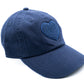 Navy Blue Terry Heart Hat