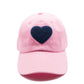 Light Pink Terry Heart Hat