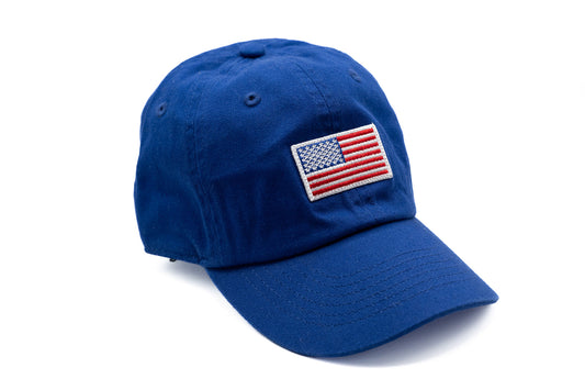 Royal Blue Flag Baseball Hat