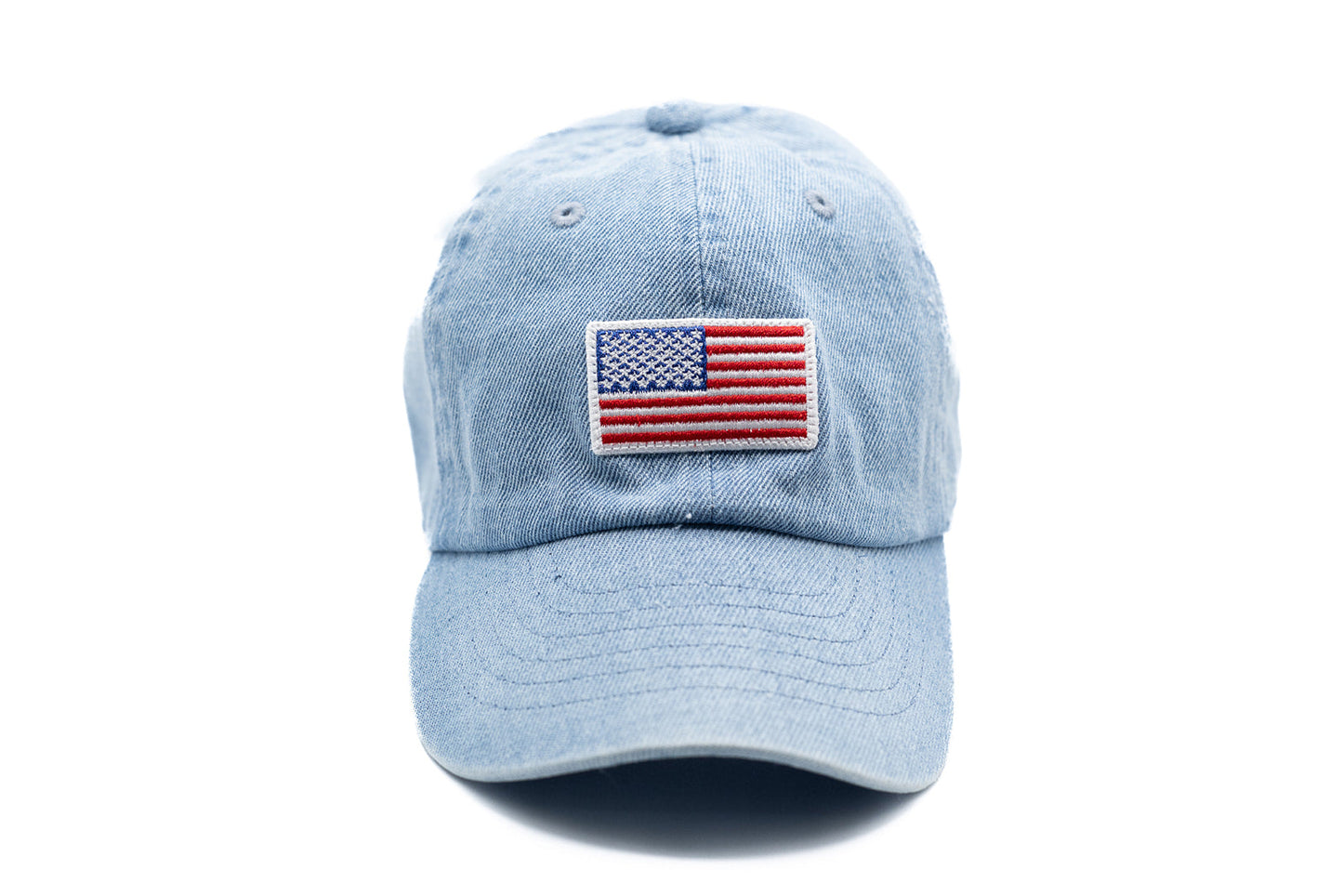 Denim Flag Baseball Hat