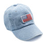 Denim Flag Baseball Hat