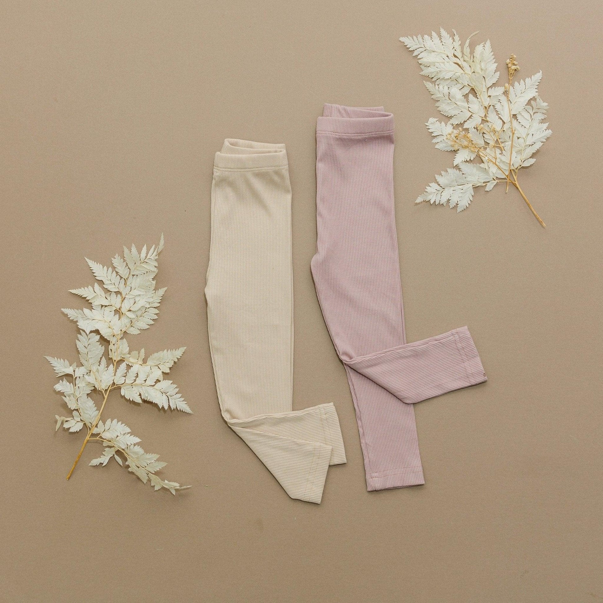 Ribbed Bamboo Leggings - more colors - Little Joy Co.