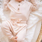 Bamboo Jogger Pants - Blush Ribbed