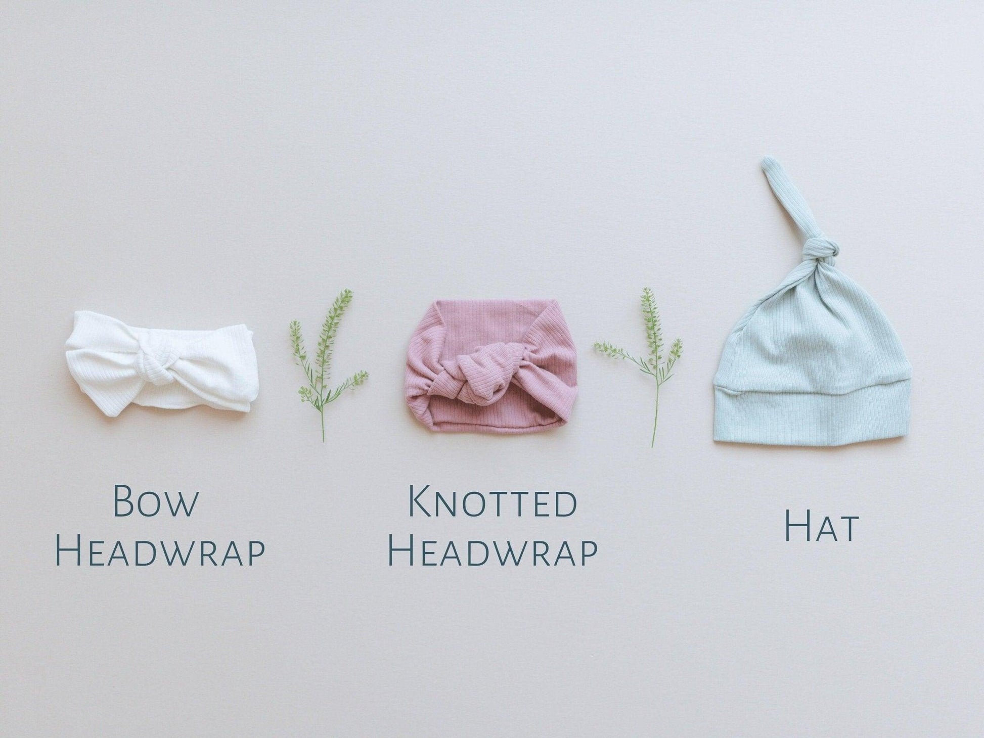 Ribbed Knotted Newborn Gown - more colors - Little Joy Co.