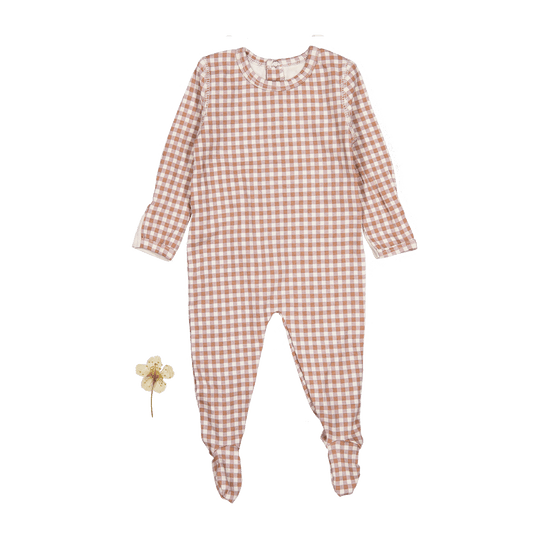 The Printed Romper - Rosewood Gingham