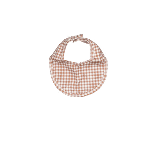 The Printed Bib - Rosewood Gingham