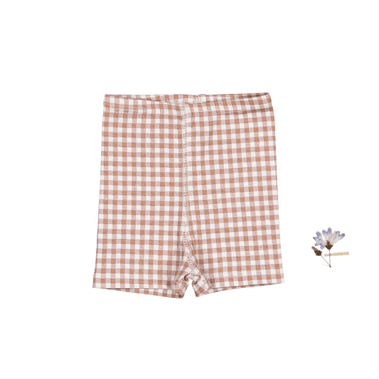 The Printed Short  - Rosewood Gingham