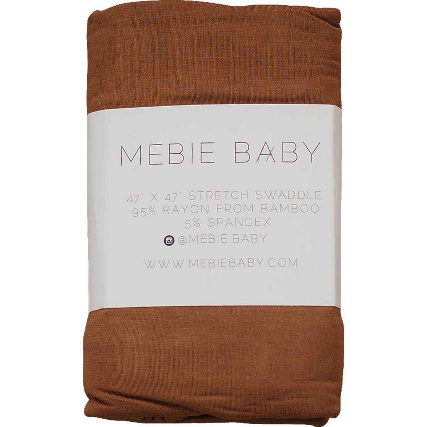 Rust Bamboo Stretch Swaddle - Little Joy Co.