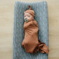 Rust Bamboo Stretch Swaddle - Little Joy Co.