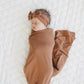 Rust Bamboo Stretch Swaddle - Little Joy Co.