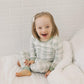 Sage Gingham 2pc Bamboo Pajama Set - Little Joy Co.