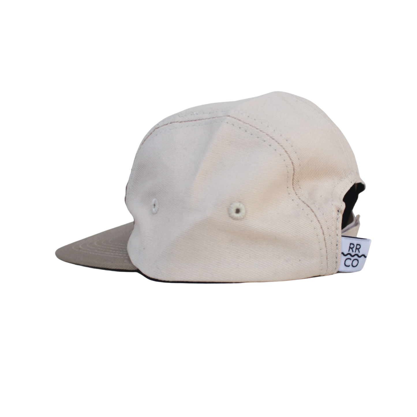 Cotton Five-Panel Hat in Sand