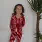 Bamboo Two Piece Pajamas | Scarlet Gingham