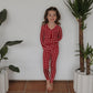 Bamboo Two Piece Pajamas | Scarlet Gingham