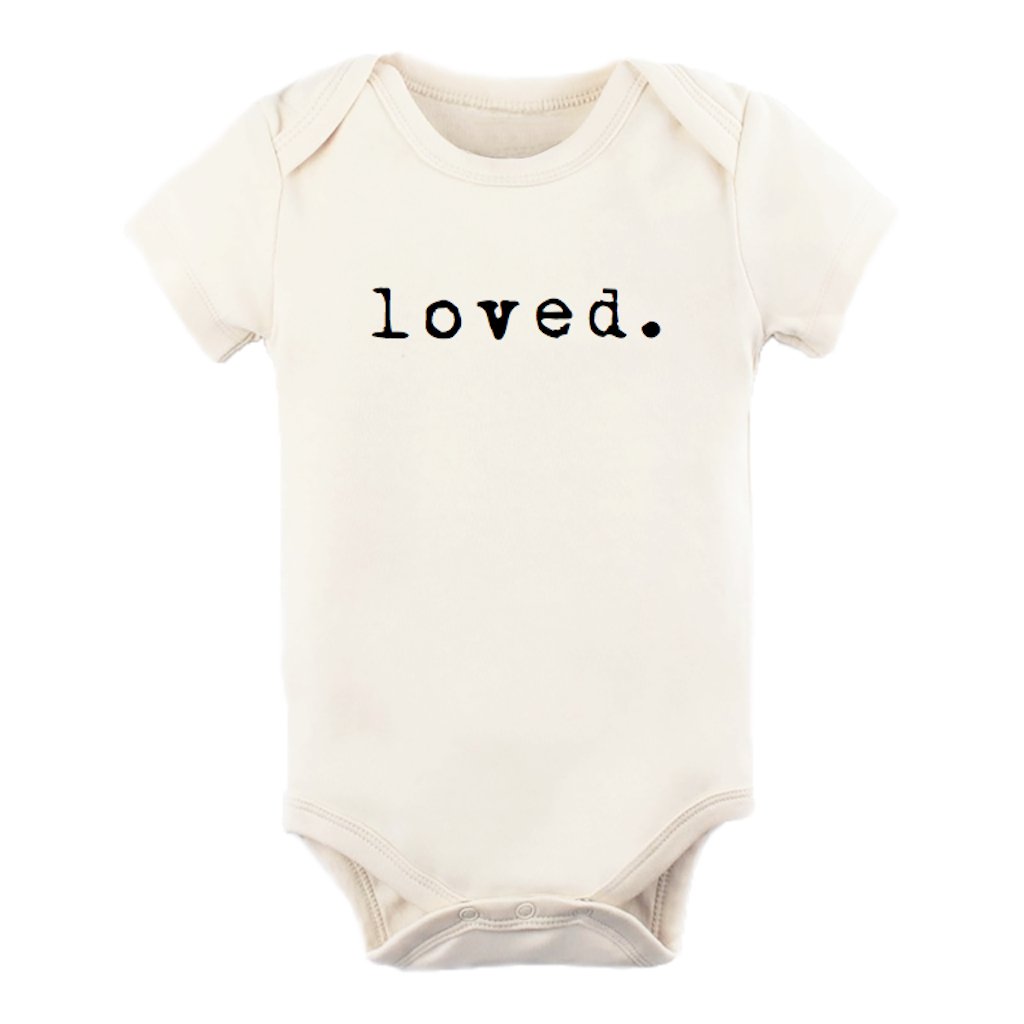 Loved - Organic Short Sleeve Baby Bodysuit