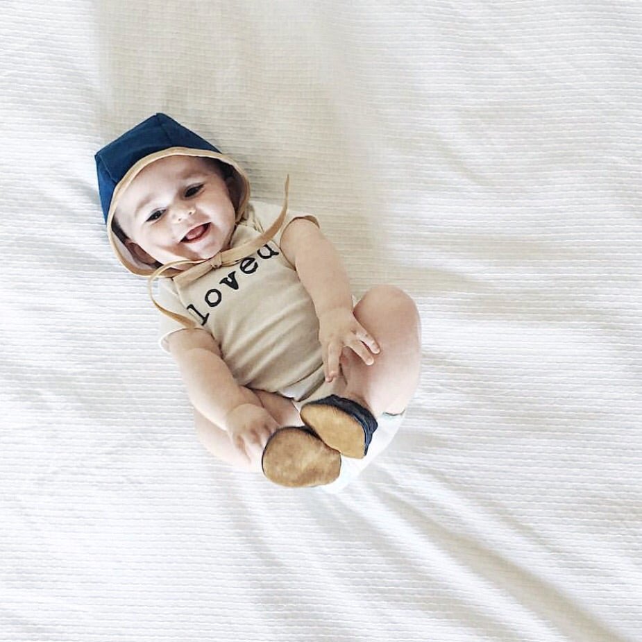 Loved - Organic Short Sleeve Baby Bodysuit