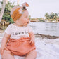 Loved - Organic Short Sleeve Baby Bodysuit