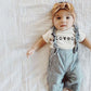 Loved - Organic Short Sleeve Baby Bodysuit