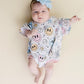 Short Sleeve Bubble Romper | Groovy Girl