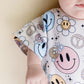 Short Sleeve Bubble Romper | Groovy Girl
