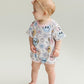 Short Sleeve Bubble Romper | Groovy Girl